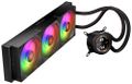 Krux vodní chladič CPU HydroGlance 360 ARGB LCD / 3x120mm ARGB / PWM / display / AMD i Intel AiO vodní chlazení, LCD displej, 360mm radiátor, 3× 120mm PWM ARGB ventilátor, Intel LGA1851/1700/1200, AMD AM5/AM4, cerné