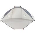 vidaXL Plážový stan, sivý 268x223x125 cm, 185T polyester
