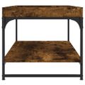 vidaXL Konferenčný stolík dymový dub 100x49x45 cm kompozitné drevo