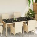 vidaXL Vrchná doska 4 ks Čierna Sklo