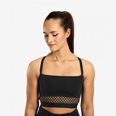 Športová podprsenka Waverly Mesh Black - Better Bodies