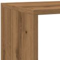 vidaXL Knižnica 4-posch. dub artisan 143,5x29x143,5 cm kompozit. drevo