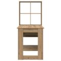 vidaXL Stôl Remeselný dub Kompozitné drevo 122 x 67 x 145 cm