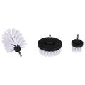 Sada kartáčov na vrtačku na čistenie auta CAR DETAILING DRILL BRUSH 3 SOFT, 3ks SIXTOL