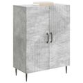vidaXL Servírovacia skriňa Betónovo sivá 66 x 34,5 x 89,5 cm