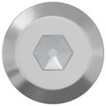 vidaXL Skrutka 2 ks Strieborná M6 x 60 mm Oceľ