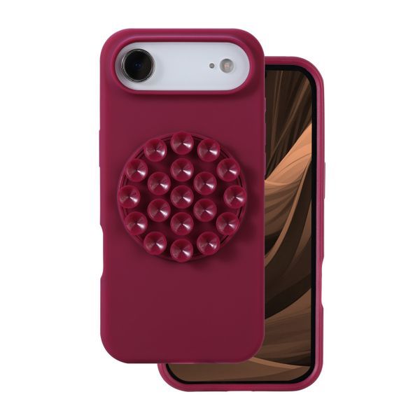 Silikónové stick puzdro pre iPhone 17 Air 6,6" gaštanová