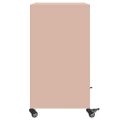 vidaXL Komoda ružová 68x39x72 cm oceľ
