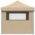 vidaXL Párty stan 292 x 440 x 315 cm Béžová Oxfordská látka