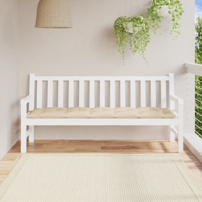 vidaXL Podložka na záhradnú lavičku 180x50x7 cm, oxfordská látka