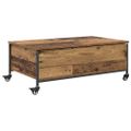 vidaXL Konferenčný stolík Staré drevo 91 x 55 x 32 cm Kompozitné drevo