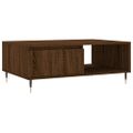 vidaXL Konferenčný stolík hnedý dub 90x60x35 cm kompozitné drevo