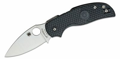 Spyderco C123PBK Sage 5 Lightweight vreckový nôž 7,6 cm, Satin, čierna, FRN