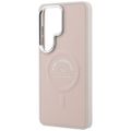 Puzdro Karl Lagerfeld Embossed Ring RSG Logo MagSafe pre Samsung Galaxy S26 Ultra ružové