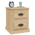 vidaXL Nočné stolíky 2 ks dub sonoma 39x39x47,5 cm spracované drevo