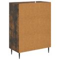 vidaXL Servírovacia skriňa Dymový dub 66 x 34,5 x 89,5 cm