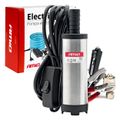 Elektrické čerpadlo na naftu 12V ponorné, priemer 38 mm - súprava s hadicou