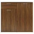 vidaXL Komoda hnedý dub 80x36x75 cm spracované drevo