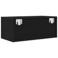 vidaXL TV stolíky 2 ks dub čierne 60x31x25,5 cm kompozitné drevo