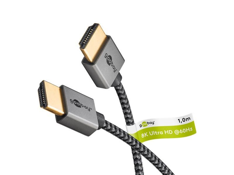 Kábel GOOBAY 75757 HDMI Slim Ultra High Speed 2.1 8K 1m