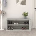 vidaXL Regál na topánky betónovosivý 100x35x45 cm spracované drevo