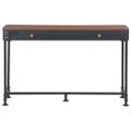 vidaXL Konzolový stolík s 2 zásuvkami 120x30x75 cm jedľové drevo