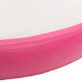 vidaXL Nafukovací gymnastický matrac s pumpou 100x100x20 cm PVC ružový