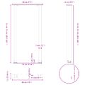 vidaXL Nohy ku konzolovému stolu v tvare U, 2 ks, čierne, 38 x (72-73) cm, oceľové