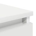 vidaXL Komoda biela 37,5x35x76 cm spracované drevo