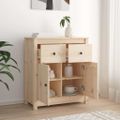 vidaXL Komoda 70x35x80 cm borovicový masív