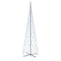 vidaXL Vianočný stromček kužeľ studené biele svetlo 3000 LED 230x800cm