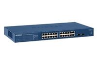 Netgear GS724T ProSafe 24-port Gigabit Smart Switch, 2x SFP slot