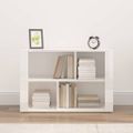 vidaXL Komoda vysoký lesk biela 80x30x54 cm spracované drevo