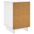 vidaXL Nočný stolík 2 ks Biela 33,5 x 34,5 x 50 cm Kompozitné drevo