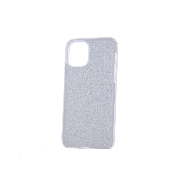 Trblietavé 3v1 puzdro pre iPhone 11 Pro strieborné
