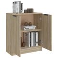 vidaXL Komoda dub sonoma 60x30x70 cm spracované drevo