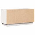 vidaXL TV skrinka biela 80x34x40 cm masívna borovica