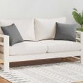 vidaXL Vankúše do exteriéru 2 ks 45x45 cm sivé