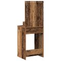 vidaXL Toaletný stolík Staré drevo 50 x 41 x 135 cm Kompozitné drevo