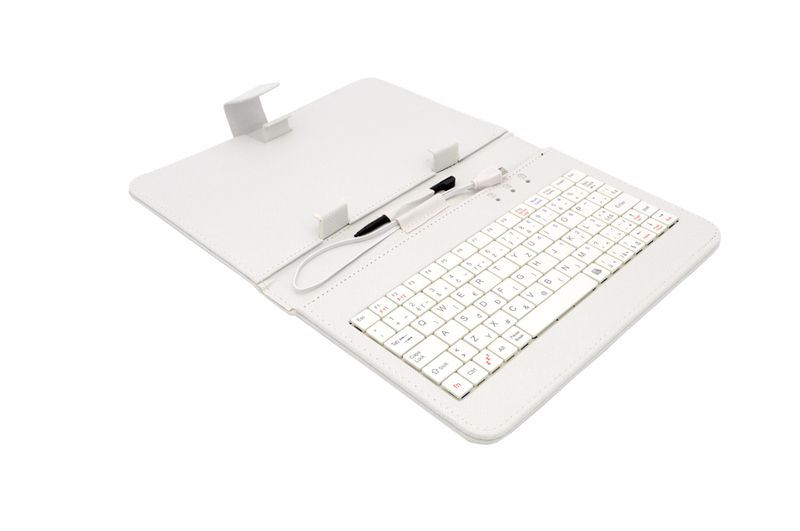 AIREN AiTab Leather Case 1 with USB Keyboard 7'' WHITE (CZ/ SK/DE/UK/US.. layout)