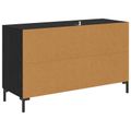 vidaXL Servírovacia skriňa Čierny dub 100 x 36 x 60 cm