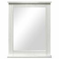 vidaXL Zrkadlo VIGO Antická biela 55,5 x 5 x 70 cm Borovicový masív