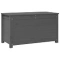 vidaXL Úložný box sivý 80x40x45,5 cm masívna borovica