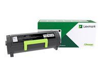 Extra vysoká výťažnosť - čierna - originálna - kazeta s farbivom LCCP, LRP - pre Lexmark MX510de, MX511de, MX511dhe, MX511dte, MX611de, MX611dhe, MX611dte