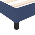vidaXL Posteľný rám s boxspringom Modrá 100x200 cm Látka