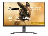 iiyama G-MASTER Gold Phoenix GB3295QSU-B1 - LED monitor - hranie hier - 31.5" - 2560 x 1440 QHD @ 240 Hz - Fast VA - 400 cd/m² - 4000:1 - 0.4 ms - HDMI, DisplayPort - reproduktory - matná čerň