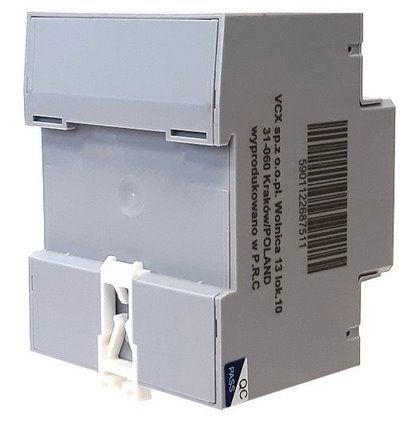 Elektromer 3F na DIN lištu trojfázový VCX DTS-1946-4P, MODBUS-RS485, 230V, 5 (100)A Elektroměr 3F na DIN lištu třífázový VCX DTS-1946-4P, MODBUS -RS485, 230V, 5 (100)A