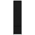 vidaXL Highboard Black Oak 29,5x34x119,5 cm Engineered Wood