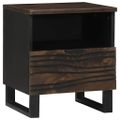 vidaXL Nočný stolík 2 ks Orech 40 x 33 x 46 cm Kompozitné drevo