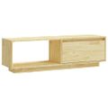 vidaXL TV skrinka 110x30x33,5 cm, borovicový masív